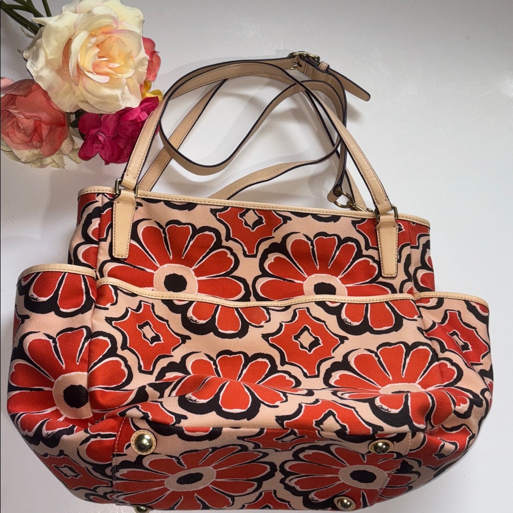 Floral Patterned Tote Bag